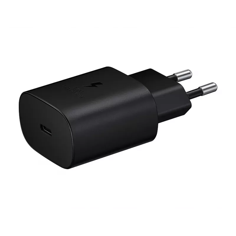 Wandladegerät Samsung EP-TA800XBEGEU 25W USB-C Schnellladefunktion, kompakter AC-Adapter