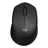 Logitech Maus M330 SILENT PLUS — RF Wireless, rechtshändig, 1000 DPI, 3 Tasten, Scrollrad, schwarz, batteriebetrieben