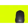 Logitech Maus M330 SILENT PLUS — RF Wireless, rechtshändig, 1000 DPI, 3 Tasten, Scrollrad, schwarz, batteriebetrieben