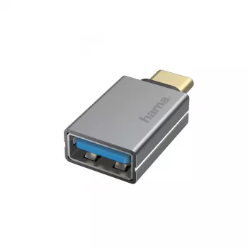 Hama 00200300 Adapter Adapter USB Typ-A USB Typ-C Grau