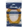 Intellinet LWL-Patchkabel, OS2, LC/SC, 1 m, Gelb, Duplex, Singlemode, 9/125 µm, LSZH, Faser, Lebenslange Garantie