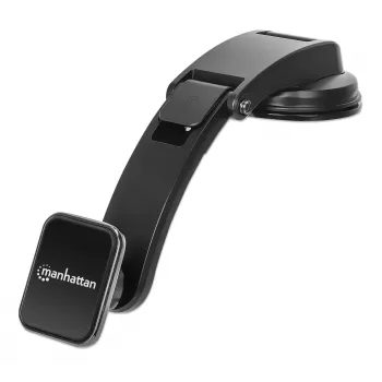 Manhattan Universal Auto-Armaturenbrett-Halterung mit magnetischem Telefonhalter für Smartphones, horizontale oder vertikale Nutzung, Schwarz, drei Jahre Garantie