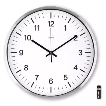 Hama Java Funkwecker rund Silber