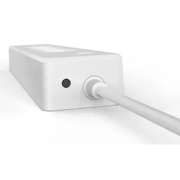 Hama 00176628 Power-Verlängerung 1,7 m 4 AC-Steckdosen Innenbereich Weiß