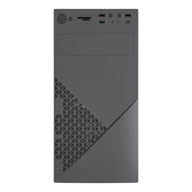 Computergehäuse Gembird CCC-FC-K170, mATX, schwarz