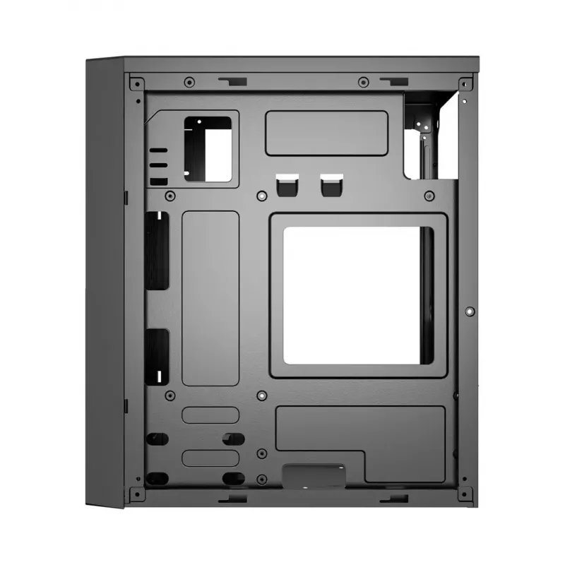 Computergehäuse Gembird CCC-FC-K170, mATX, schwarz