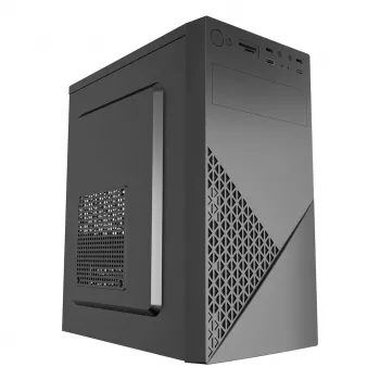 Computergehäuse Gembird CCC-FC-K170, mATX, schwarz