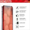 Displex Displayschutz (10H) + Hülle für Apple iPhone 13 Pro, Montageaufkleber, + Hülle, gehärtetes Glas, kratzfeste Schutzfolie