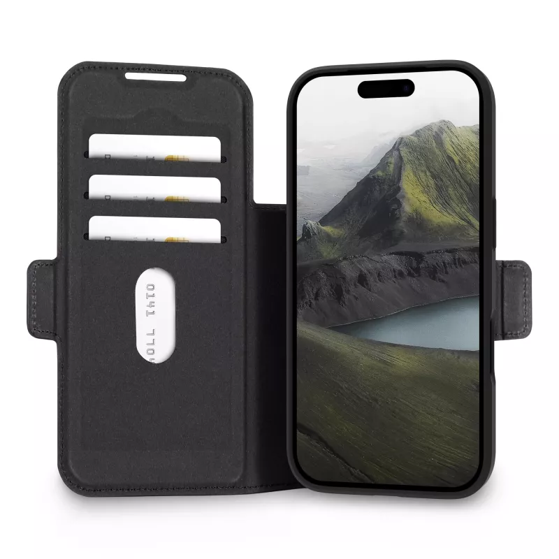 dbramante1928 Oslo Pro MS Folio Hülle für iPhone 17 Pro, Schwarz