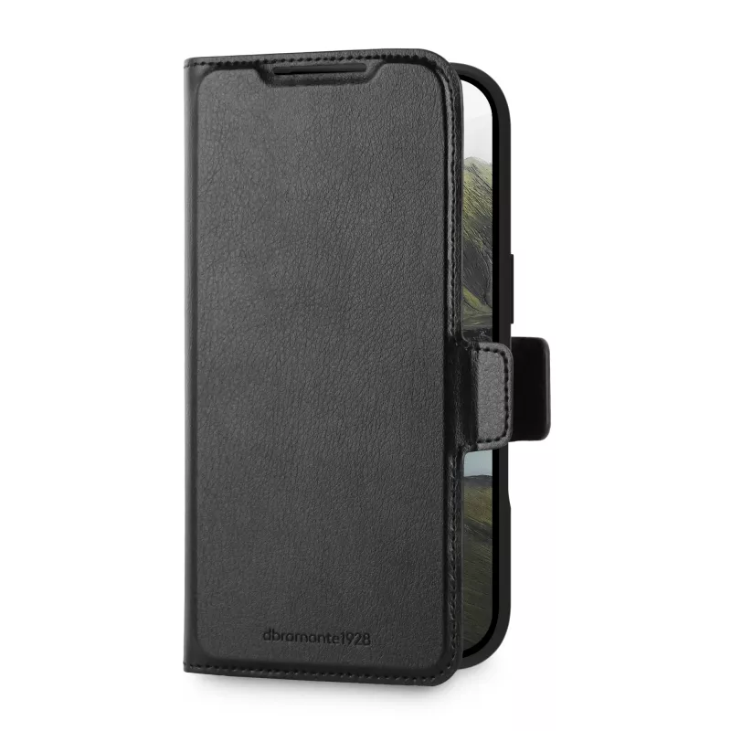dbramante1928 Oslo Pro MS Folio Hülle für iPhone 17 Pro, Schwarz