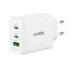 j5create JUP3365E-EN 65W GaN USB-C® 3-Port-Ladegerät, Innenbereich, AC, Weiß