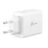 j5create JUP3365E-EN 65W GaN USB-C® 3-Port-Ladegerät, Innenbereich, AC, Weiß