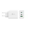 j5create JUP3365E-EN 65W GaN USB-C® 3-Port-Ladegerät, Innenbereich, AC, Weiß