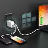 j5create JUP3365E-EN 65W GaN USB-C® 3-Port-Ladegerät, Innenbereich, AC, Weiß