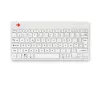 R-Go Tools Ergonomische Tastatur R-Go Compact Break, kompakte Tastatur mit Pausensoftware, AZERTY (FR), Bluetooth, weiß