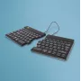 R-Go Tools Ergonomische Tastatur R-Go Split Break mit Pausensoftware, ergonomische geteilte Tastatur, AZERTY (FR), Bluetooth, schwarz