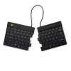 R-Go Tools Ergonomische Tastatur R-Go Split Break mit Pausensoftware, ergonomische geteilte Tastatur, AZERTY (FR), Bluetooth, schwarz