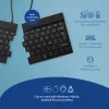 R-Go Tools Ergonomische Tastatur R-Go Split Break mit Pausensoftware, ergonomische geteilte Tastatur, AZERTY (FR), Bluetooth, schwarz