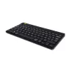 R-Go Tools Ergonomische Tastatur R-Go Compact Break, kompakte Tastatur mit Pausensoftware, AZERTY (BE), Bluetooth, Schwarz