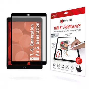 Papierähnlicher Displayschutz Displex TABLET PAPERSENSE für iPad 7./8./9. Gen. und iPad Air 3, matt 26,7 cm (10,5 inch), 3H, wieder ablösbar