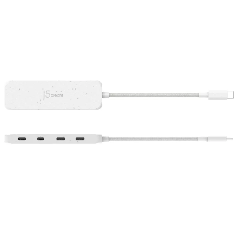 j5create Eco-Friendly USB-C to 4-Port Type-C Gen 2 Hub