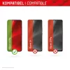 Displayschutz e.v.i. Displex Full Cover (10H) für Xiaomi 14 Pro, gehärtetes Glas, Eco-Montagerahmen, schwarz/transparent