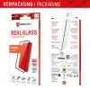 Displayschutz e.v.i. Displex Full Cover (10H) für Xiaomi 14 Pro, gehärtetes Glas, Eco-Montagerahmen, schwarz/transparent