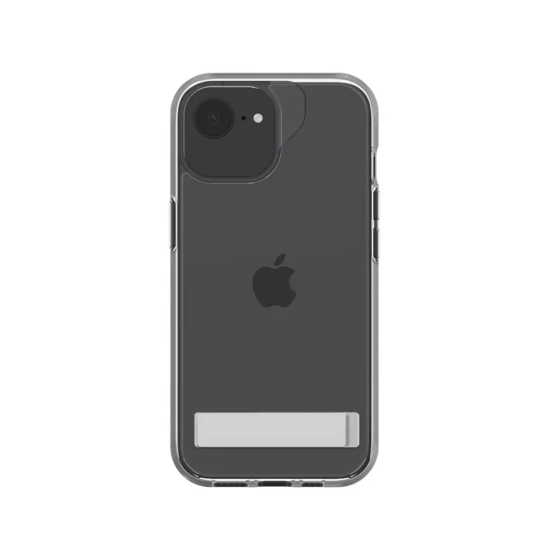 ZAGG Crystal Palace Kickstand Hülle iPhone 16/15/14/13 Klar, Cover, Apple, iPhone 17e/16e/15/14/13, 15,5 cm (6,1 inch), Transparent