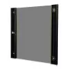 Glastür für 19 Zoll 12U wandmontiertes Gehäuse DIGITUS Unique-Serie — Glas und Metall, schwarz