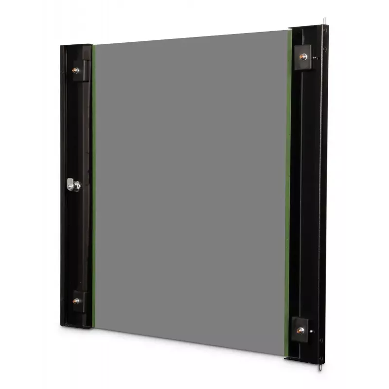 Glastür für 19 Zoll 12U wandmontiertes Gehäuse DIGITUS Unique-Serie — Glas und Metall, schwarz