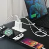 j5 create 70W GaN USB-C 4-Port Ladegerät — innen, AC-betrieben, universell kompatibel, weiß