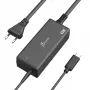 USB-C PD Power Adapter j5create JUP1265 — 65W, Indoor, Schwarz, Kunststoff, 118×32×50 mm (EU)