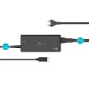 USB-C PD Power Adapter j5create JUP1265 — 65W, Indoor, Schwarz, Kunststoff, 118×32×50 mm (EU)