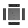 j5create JDSH812 8K HDMI™ 2.1 2-fach Splitter, HDMI, 2x HDMI, 7680 x 4320 Pixel, Grau, Aluminium, 8K Ultra HD