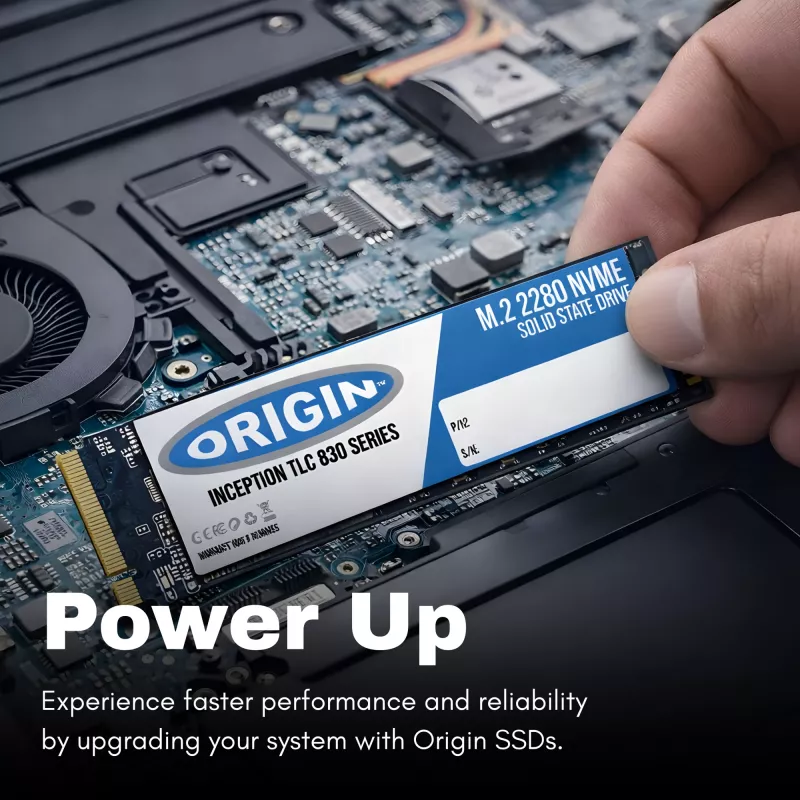 Origin Storage Inception SSD 512GB NVMe M.2 3D TLC 80mm, 512 GB, M.2, 2100 MB/s, 640 Gbit/s