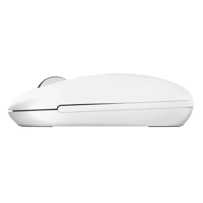 Kabellose Office-Maus TRUST Seron schlank Multi – beidhändig, RF + Bluetooth, optisch 3200 DPI, 7 Tasten, Weiß