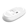 Kabellose Office-Maus TRUST Seron schlank Multi – beidhändig, RF + Bluetooth, optisch 3200 DPI, 7 Tasten, Weiß