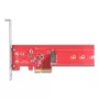 DeLOCK Interner M.2 Adapter 90889 PCIe 5.0 Rot Edelstahl