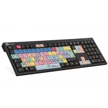 LogicKeyboard LKB-PPROCC-BJPU-FR — Full-Size USB kabelgebundene AZERTY Französisch, Scherentasten, 1,5 m Kabel, schwarz