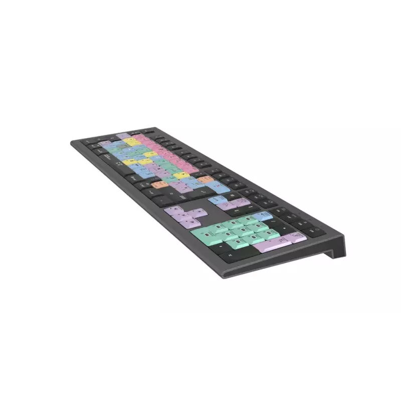 Tastatur LogicKeyboard LKB-FCPX10-A2M-FR kabelgebunden USB AZERTY Französisch Full-Size 105 Tasten schwarz