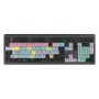 Tastatur LogicKeyboard LKB-FCPX10-A2M-FR kabelgebunden USB AZERTY Französisch Full-Size 105 Tasten schwarz