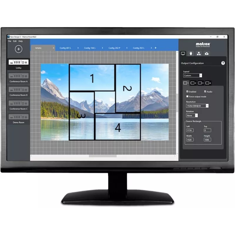 Matrox QuadHead2Go Q155 Multi-Monitor-Controller Appliance / Q2G-H4K2