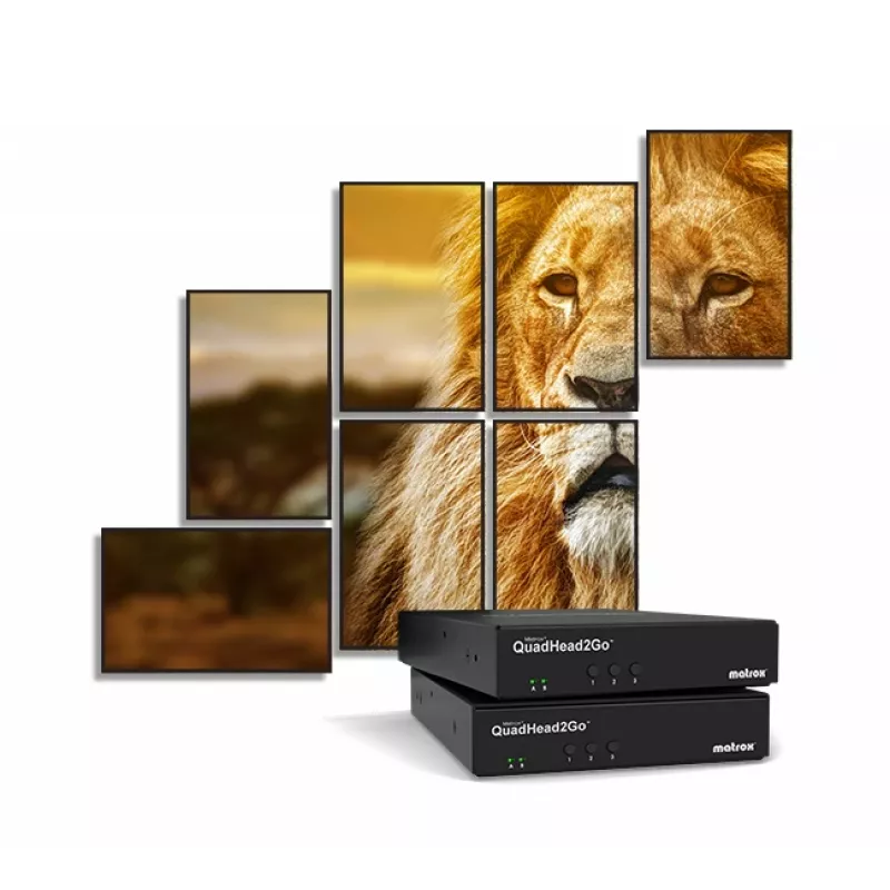 Matrox QuadHead2Go Q185 Multi-Monitor-Controller Appliance / Q2G-DP4K2