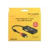 Laptop Dock DeLOCK 62902 Kabelgebunden Schwarz