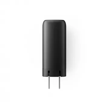 TARGUS 100W GaN AC-Ladegerät für Laptop, Smartphone, Tablet – 1× USB-C, 2 m Kabel, Schwarz