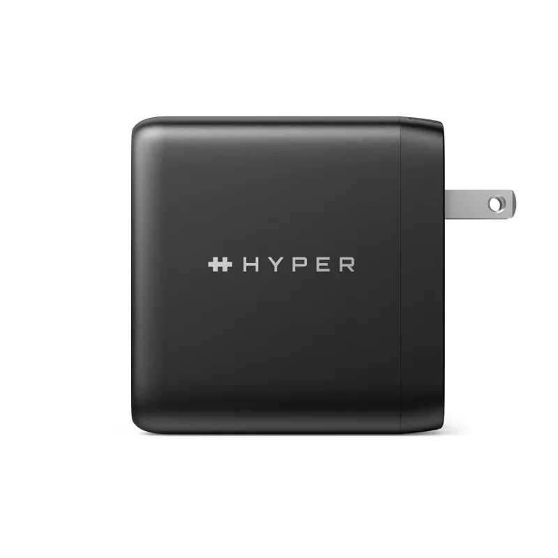 TARGUS 100W GaN AC-Ladegerät für Laptop, Smartphone, Tablet – 1× USB-C, 2 m Kabel, Schwarz