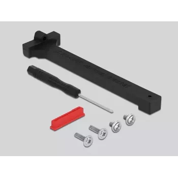 Adapter M.2 Key A+E Stecker auf Key M Slot abgewinkelt mit Halterung DeLOCK 64137