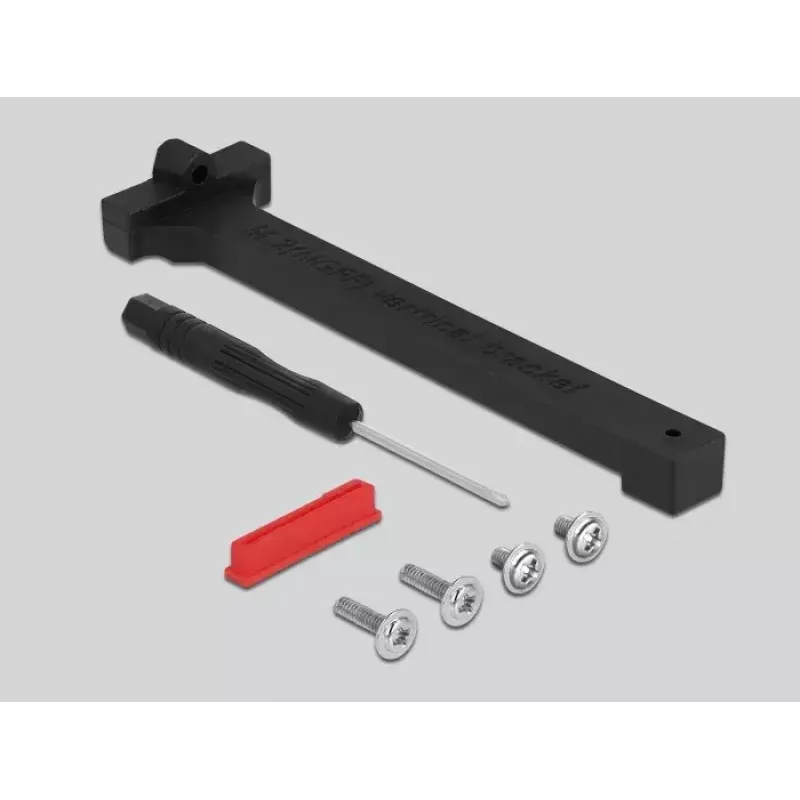 Adapter M.2 Key A+E Stecker auf Key M Slot abgewinkelt mit Halterung DeLOCK 64137