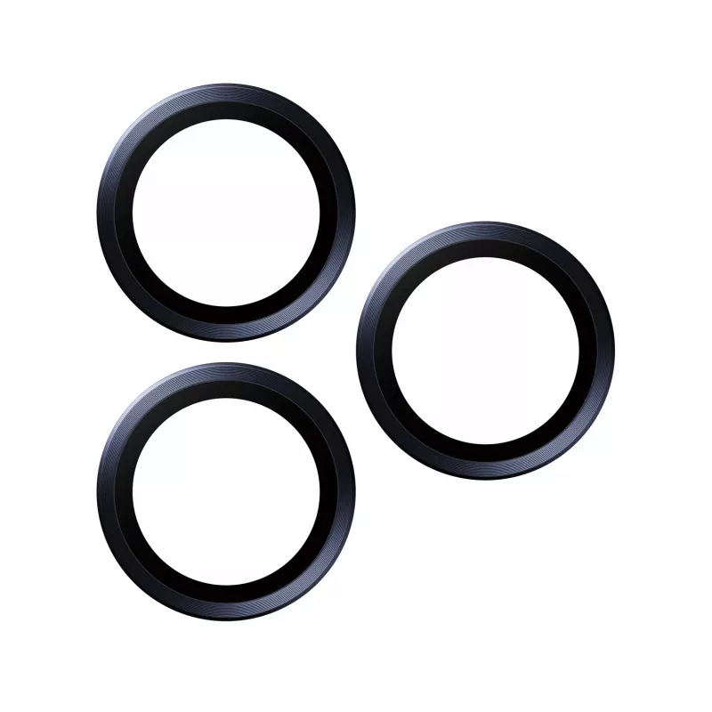 PanzerGlass Hoops Kamera-Linsenschutz iPhone 15 Pro 15 Pro Max Blau Titan Kratzfest Stoßfest