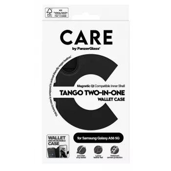 PanzerGlass Tango Two-in-One Handyhülle 17 cm (6,7 Zoll) Wallet-Hülle Schwarz